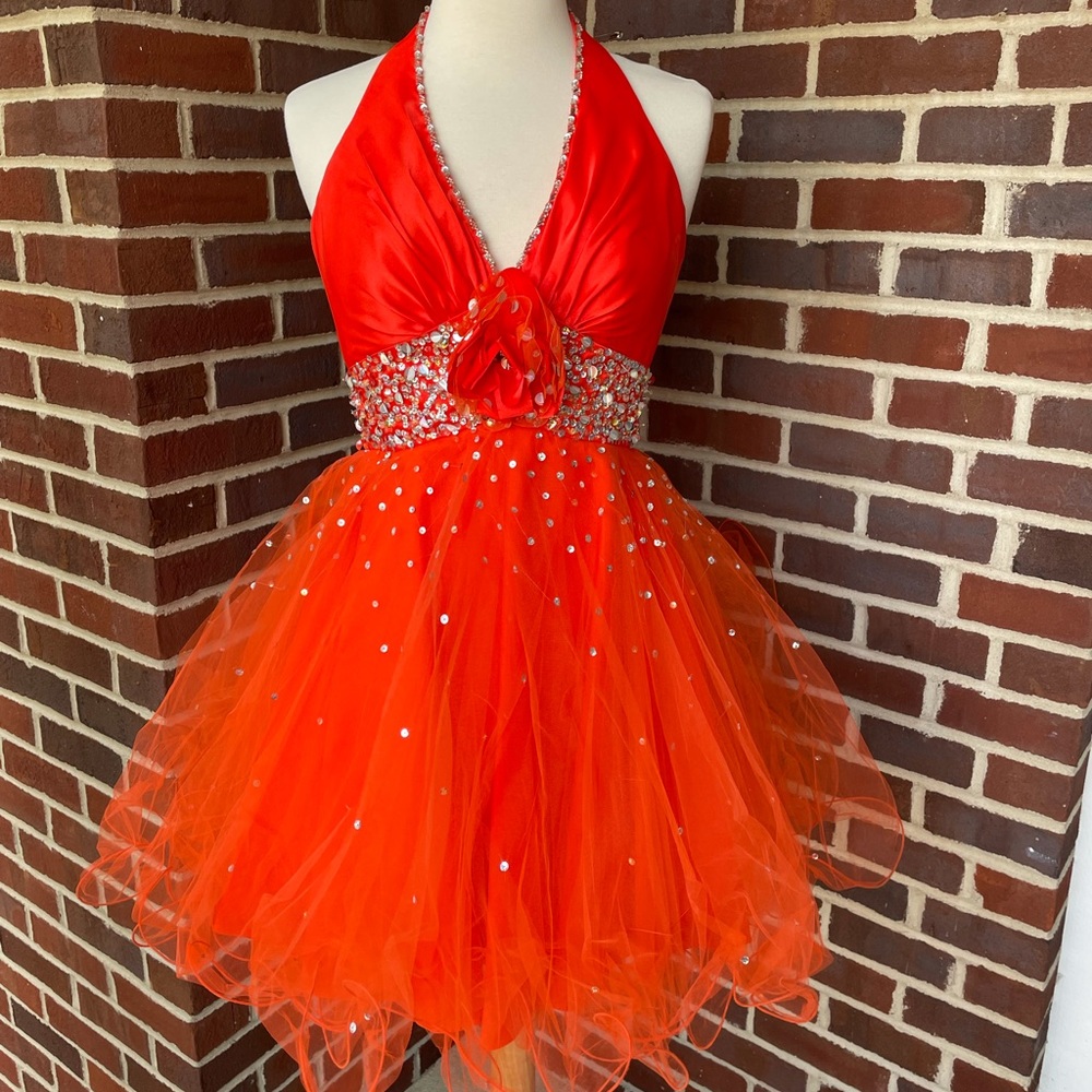 Mori Lee by Madeline Gardner 🧡 homecoming dress